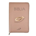 Biblia z rybką - oprawa flexy z suwakiem - złocone brzegi - ST + NT