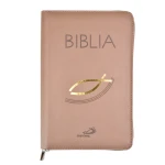 Biblia z rybką - oprawa flexy z suwakiem - złocone brzegi - ST + NT