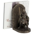 Ogranicznik do książek z rycerzem - Prawy - 19,5 cm - Veronese