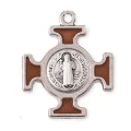 Brelok - Krzyż celtycki - brązowy