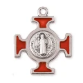 Brelok - Krzyż celtycki - czerwony