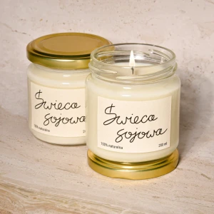 Świeca sojowa basic 200 ml