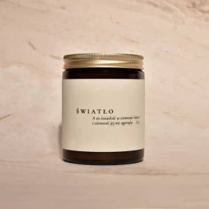 Świeca sojowa - Cytat z Pisma Świętego - 180 ml