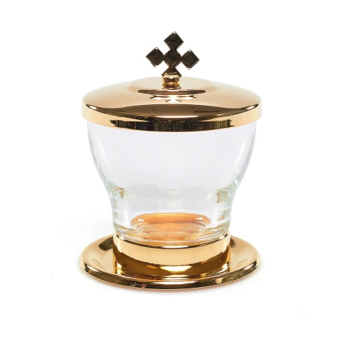 Lavabo liturgiczne - Mosiądz pozłacany - 50 ml