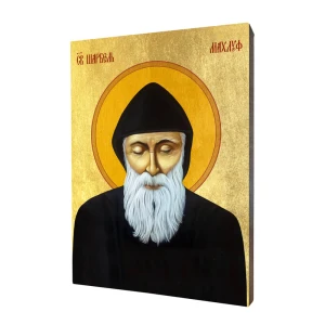 Ikona św. Charbel - Różne formaty - Deska lipowa  