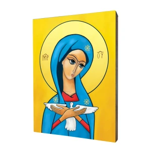 Obraz Pneumatofora, Matka Boża niosąca Ducha Św. - Deska lipowa - Rozmiary    