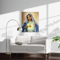Nowoczesny obraz religijny plexi - Serce Maryi - formaty
