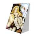 Nowoczesny obraz religijny plexi - Święta Rodzina, witraż - formaty