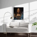Nowoczesny obraz religijny plexi - Chrystus Salvator Mundi - formaty - wizualizacja
