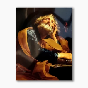Nowoczesny obraz religijny plexi - Święty Piotr - formaty   