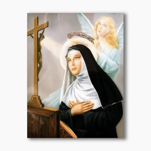 Nowoczesny obraz religijny plexi - św. Rita - formaty    