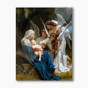 Nowoczesny obraz religijny plexi - Śpiew Aniołów - formaty     