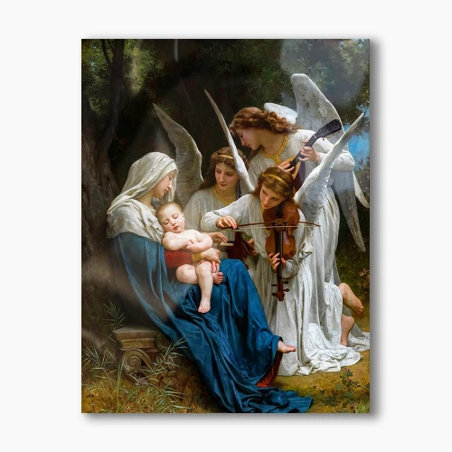Nowoczesny obraz religijny plexi - Śpiew Aniołów - formaty