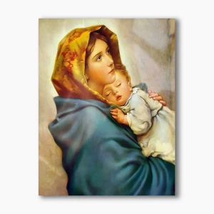 Nowoczesny obraz religijny plexi - Matka Boska Cygańska - formaty  