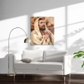 Nowoczesny obraz religijny plexi - Chrystus w modlitwie - formaty - wizualizacja