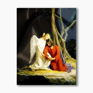 Nowoczesny obraz religijny plexi - Chrystus w Getsemani - formaty    
