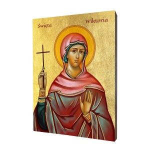 Ikona św. Wiktoria - Różne formaty - Deska lipowa 