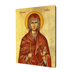Ikona św. Julia - Różne formaty - Deska lipowa  
