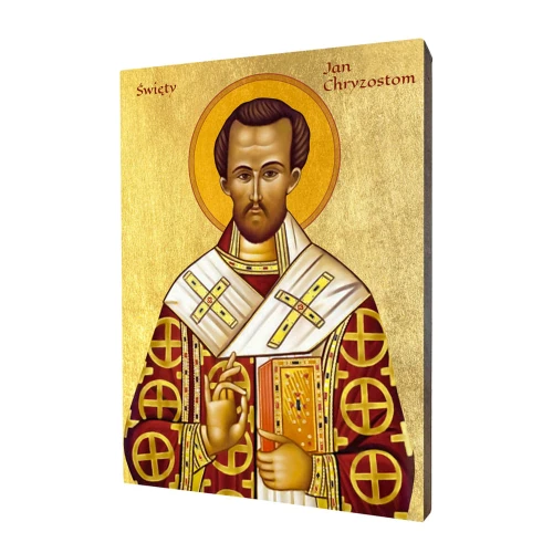 Ikona święty Jan Chryzostom - Różne formaty - Deska lipowa