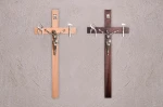 Krzyż drewniany wiszący saletyński H=20,5 cm
