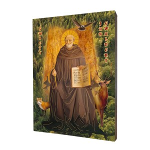 Ikona Jan Gwalbert - Różne formaty - Deska lipowa  