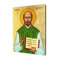Ikona Świętego Ignacego Loyola - Różne formaty - Deska lipowa
