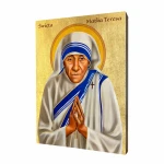 Ikona Święta Matka Teresa z Kalkuty - Różne formaty - Deska lipowa