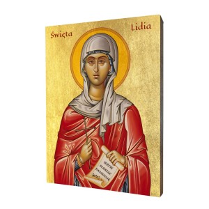 Ikona święta Lidia - Różne formaty - Deska lipowa  