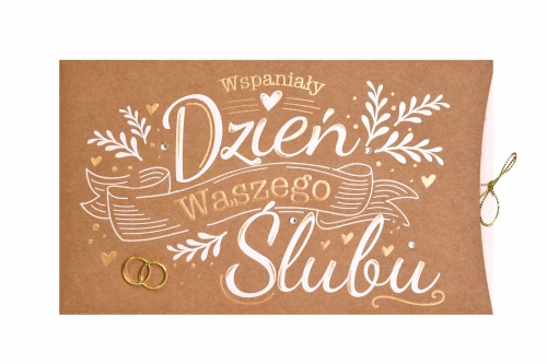 Karnet - Dzień Waszego Ślubu KPE-0150