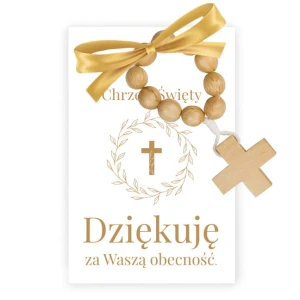 Podziękowanie dla gości - chrzest