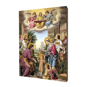 Ikona Świętej Rodziny - Różne formaty - Deska lipowa   