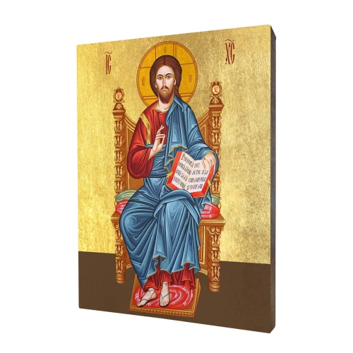 Ikona Jezus Chrystus Pantokrator - Różne formaty - Deska lipowa
