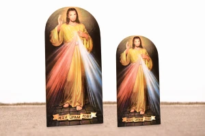 Obrazek Jezus miłosierny - półowalny - rozmiary 