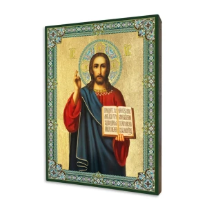 Ikona Chrystus Pantokrator - Różne formaty - Deska lipowa 