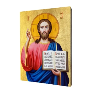 Ikona Chrystus Pantokrator - Różne formaty - Deska lipowa 