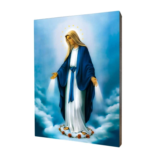 Obraz religijny Matka Boża Niepokalana - Deska lipowa - Rozmiary
