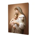 Obraz religijny Matki Bożej z Dzieciątkiem - Deska lipowa - Rozmiary