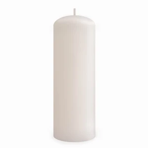 Świeca spalająca biała 20 cm