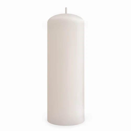 Świeca spalająca biała 20 cm