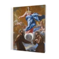 Obraz religijny na płótnie - Matka Boża Niepokalana ze św. Antonim i św. Franciszkiem - różne formaty