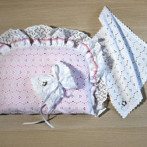 Poduszka do chrztu + profitka + szatka - Unikat handmade