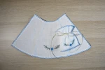 Zestaw do Chrztu dla Chłopca - Szatka i Profitka do świecy chrzcielnej - Haftowane Boho Handmade - unikat