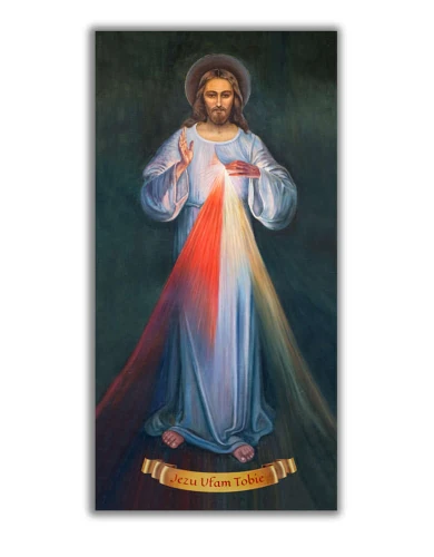 Obraz religijny na płótnie - Jezu Ufam Tobie - różne formaty
