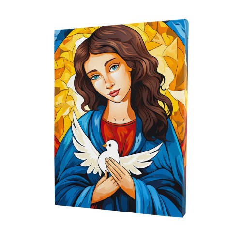 Obraz religijny na płótnie - Matka Boża z Duchem Świętym - różne formaty