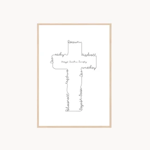 Plakat - Dary Ducha Świętego - A5/A4/A3/A2