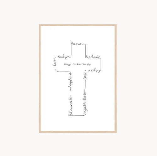 Plakat - Dary Ducha Świętego - A5/A4/A3