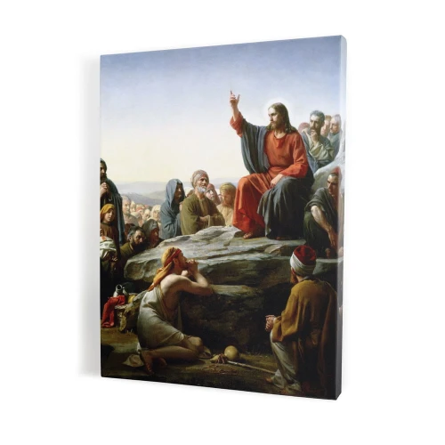 Obraz religijny na płótnie - Jezus nauczający na górze - różne formaty