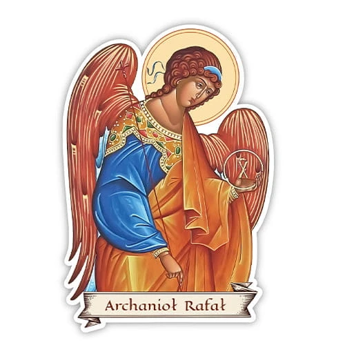 Naklejka - Archanioł Rafał