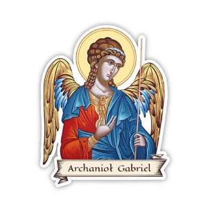 Naklejka religijna - Archanioł Gabriel