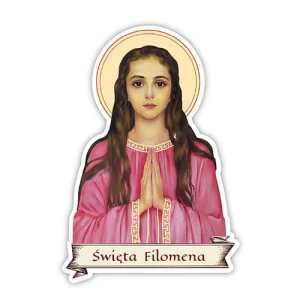 Naklejka religijna św. Filomena